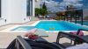 Moderne Designer-Villa mit Meer- und Panoramablick in Ližnjan - Poolbereich