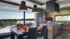 Moderne Luxus-Designer-Villa mit zwei Appartements und Panorama-Meerblick wie kein zweites Mal! - Wohn- und Essbereich mit offener Küche