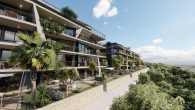 Moderne Luxus Designer-Neubau-Etagenwohnung mit Balkon, Aufzug und Panorama-Meerblick in Pula - Visualisierung