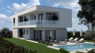 Moderne Luxus Neubau-Designer-Villa mit Swimmingpool in Vrsar - Visualisierung