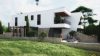 Moderne Luxus Designer-Neubau-Doppelhaushälfte mit Swimmingpool in Šisan - Visualisierung