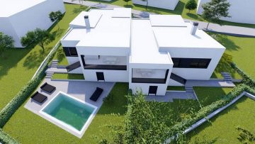 Baugrundstück Mit Baugenehmigung Für Zwei Doppelhaushälften Mit Swimmingpool In Pula, 52100 Pula (Kroatien), Wohngrundstück Zum Kauf