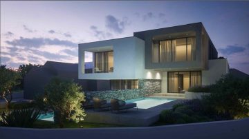 Moderne Luxus-Neubau-Doppelhaushälfte mit Panoramablick auf das Meer in Vodice, 22211 Vodice (Kroatien), Doppelhaushälfte zum Kauf