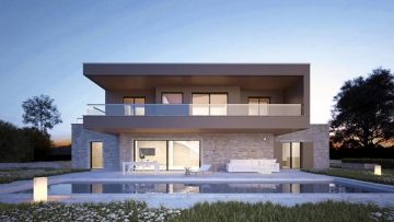 Moderne Neubau-Luxus-Designer-Villa mit Swimmingpool und Meerblick in Poreč, 52440 Poreč (Kroatien), Villa