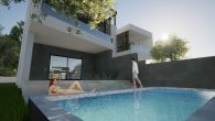 Moderne Luxus Designer-Neubau-Erdgeschosswohnung mit Swimmingpool Vodice - Visualisierung