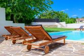 Gepflegte Luxus-Villa mit Swimmingpool in Žminj - Außenbereich