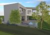 500 m² großes Baugrundstück mit Projektierung für eine Villa mit Swimmingpool in Banjole - Visualisierung