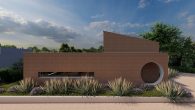 Moderne Luxus Designer-Neubau-Villa mit besonderer Architektur, Swimmingpool, Meerblick in Novigrad - Visualisierung