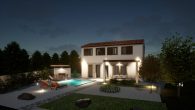 Istrische Luxus Designer-Neubau-Villa mit Swimmingpool in ruhiger Lage von Juršići - Außenbereich