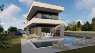 Moderne Luxus Designer-Villa mit Swimmingpool in zentraler und zugleich ruhiger Lage von Marčana - Visualisierung