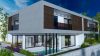 Moderne Luxus Neubau-Designer-Doppelhaushälfte mit Swimmingpool in unmittelbarer Meeresnähe in Fažana - Visualisierung