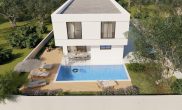 Luxuriöse Neubau Designer-Doppelhaushälfte mit Swimmingpool in ruhiger Lage in Vodice - Visualisierung